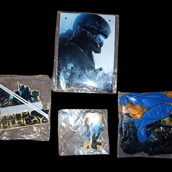 Blue and Gold Themed Party Supplies - Picture 1 of 1